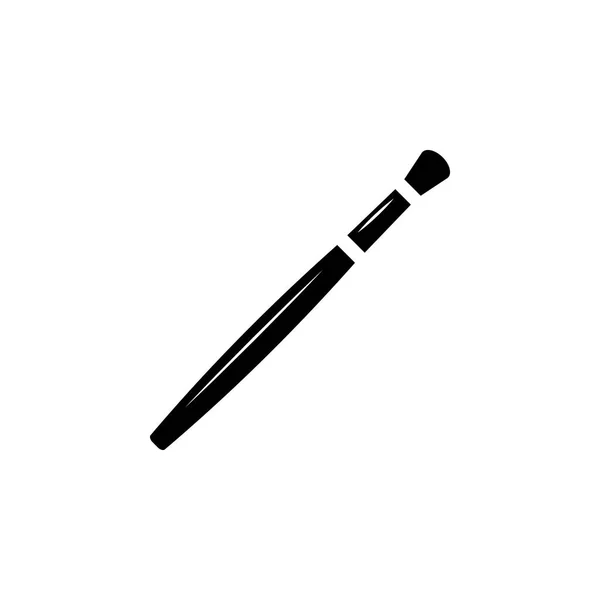 Zeichnen Pinsel Symbol Auf Weißem Hintergrund — Stockvektor