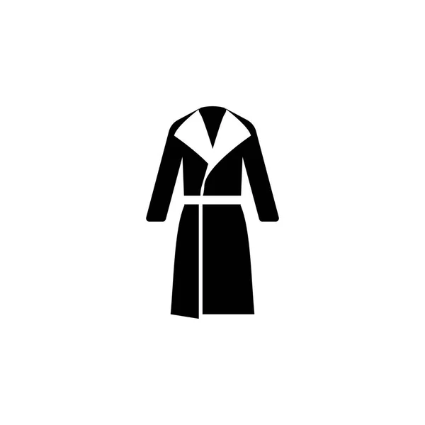 Capa Icono Sobre Fondo Blanco Ropa Ropa Moda Para Hombre — Vector de stock