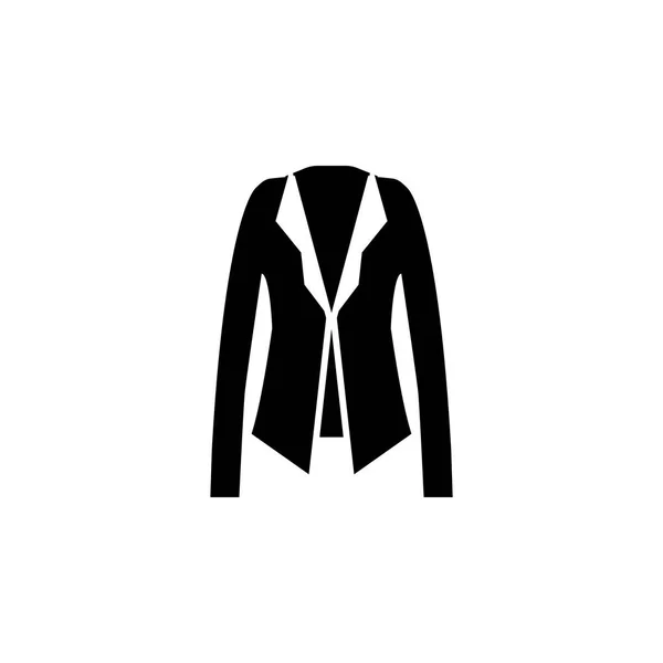 Icono Chaqueta Sobre Fondo Blanco Ropa Ropa Moda Para Hombre — Archivo Imágenes Vectoriales