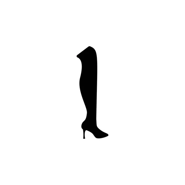 Значок Чулки Сапог Белом Фоне Одежда Одежда Мода Мужчины Иконка — стоковый вектор