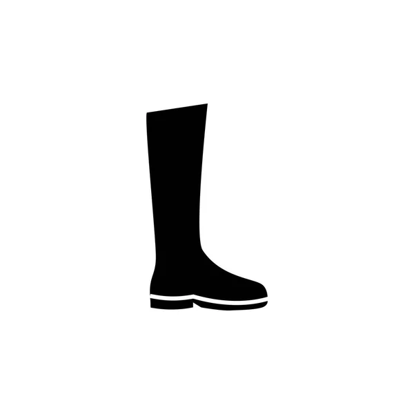 Icône Bottes Sur Fond Blanc Vêtements Vêtements Mode Pour Homme — Image vectorielle