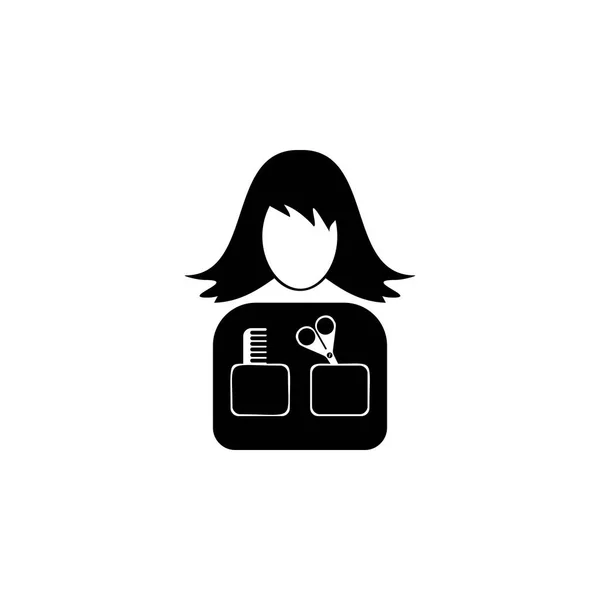 美容師アイコンのアバター 人気アバター アイコンの要素 プレミアム品質のグラフィック デザイン サイン シンボル コレクション アイコンの Web — ストックベクタ