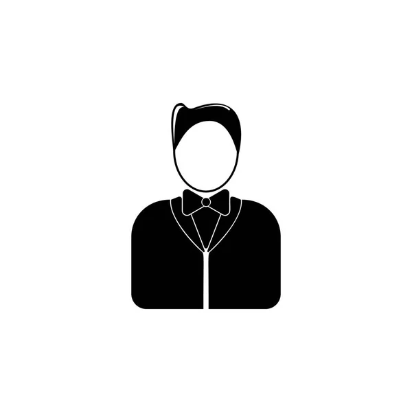 Значок Аватара Офіціанта Елемент Популярної Ікони Аватарів Графічний Дизайн Преміум — стоковий вектор