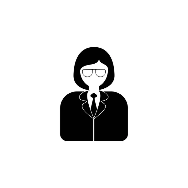 Avatar Del Profesor Icon Element Icono Avatares Populares Diseño Gráfico — Vector de stock