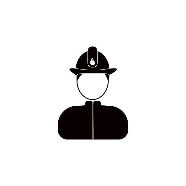 Fireman avatar icon.Element of popular avatars icon. Premium quality graphic design. Signs, symbols collection icon for websites, web design, — Stock Vector