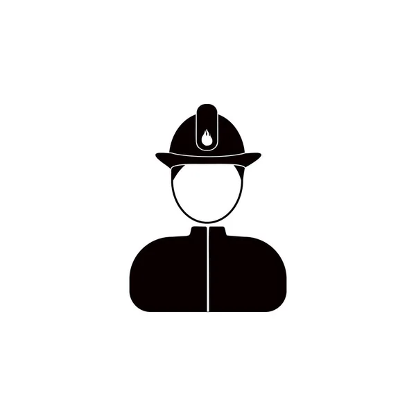 Icono de avatar de bombero.Elemento del icono de avatares populares. Diseño gráfico de primera calidad. Signos, icono de colección de símbolos para sitios web, diseño web , — Archivo Imágenes Vectoriales