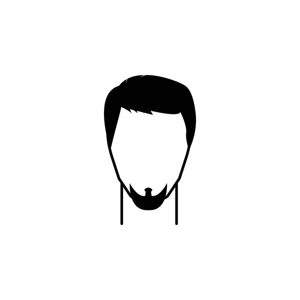 男性の髪型 ひげのアイコン 要素のヘアスタイルのアイコン プレミアム品質のグラフィック デザイン サイン シンボル コレクション アイコンの Web — ストックベクタ