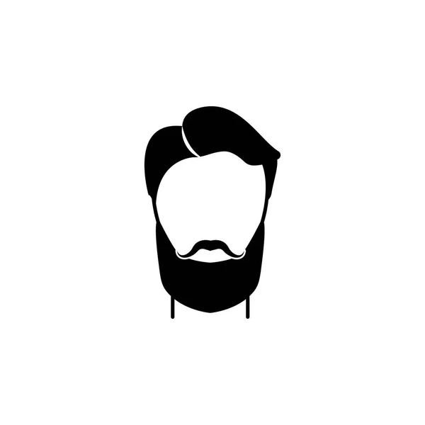 Male Hairstyle Beard Icon Element Hairstyles Icon Premium Quality Graphic — Stock Vector