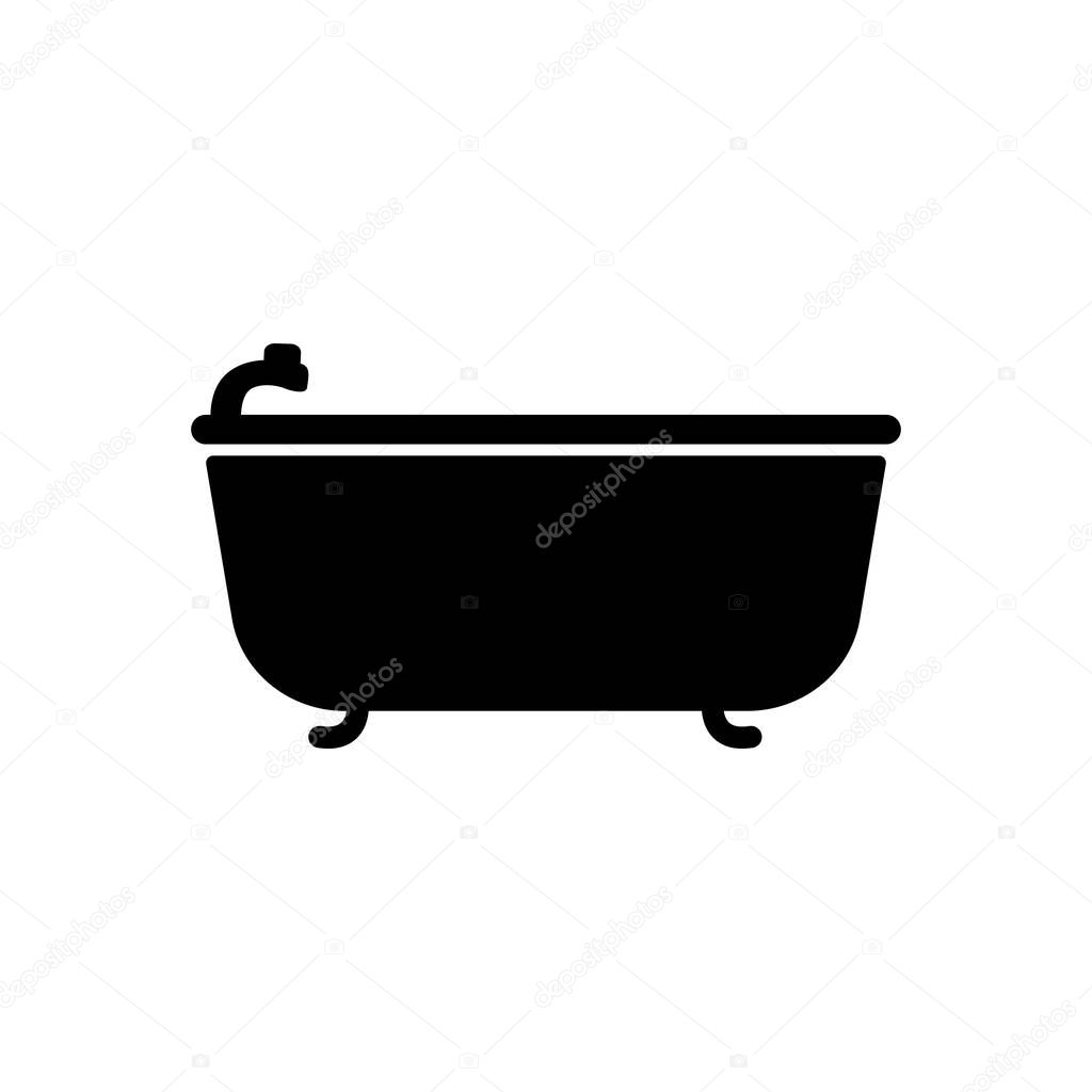 bath icon. Bathroom and sauna element icon. Premium quality graphic design. Signs, outline symbols collection icon for websites, web design, mobile app, info graphics on white background