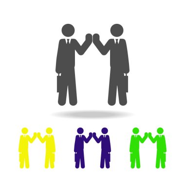 dostluk meslektaşları simgesi. Telefon genel kavram için meslektaşları simge unsuru. Detaylı dostluk meslektaşları simgesinin web ve mobil vektör hisse senedi resimde beyaz arka plan üzerinde kullanılabilir