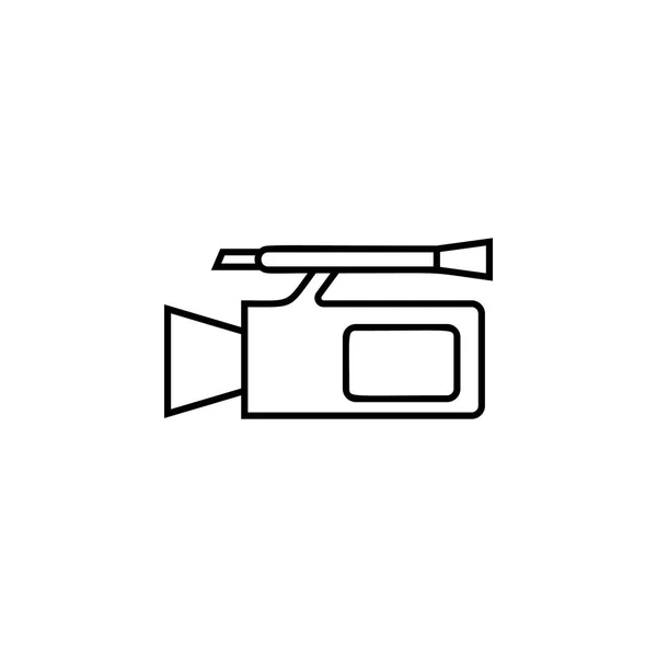 摄像机图标 婚礼元素为移动概念和网络应用程序例证 细线图标用于网站设计和开发 应用开发 白色背景上的高级图标 — 图库矢量图片