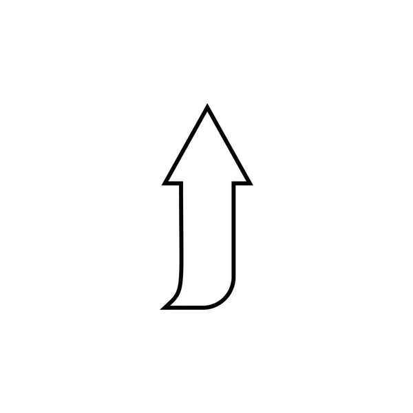 Arrow Icon Thin Line Icon Website Design Development App Development — Stock Vector