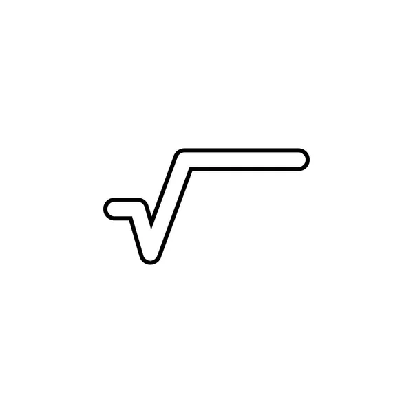 Zeichen Root Symbol Thin Line Icon Für Website Design Und — Stockvektor