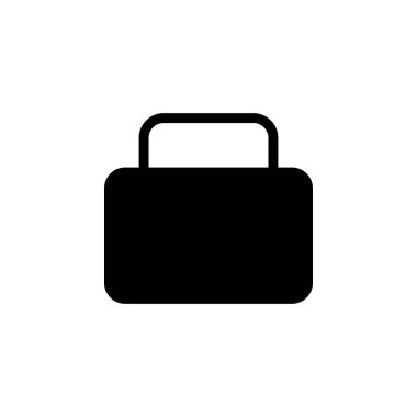 bir çanta simgesi. Web simgeler unsuru. Premium kalite grafik tasarım simgesi. Web siteleri, web tasarım, beyaz arka plan üzerinde hareket eden app için işaret ve sembolleri toplama simgesi