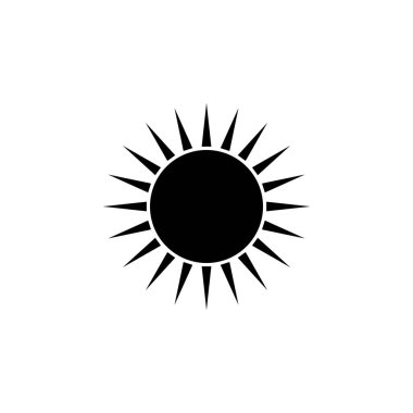 güneş simgesi. Web simgeler unsuru. Premium kalite grafik tasarım simgesi. Web siteleri, web tasarım, beyaz arka plan üzerinde hareket eden app için işaret ve sembolleri toplama simgesi