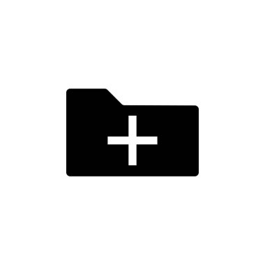 klasör simgesi simgesini ekleyin. Web simgeler unsuru. Premium kalite grafik tasarım simgesi. Web siteleri, web tasarım, beyaz arka plan üzerinde hareket eden app için işaret ve sembolleri toplama simgesi