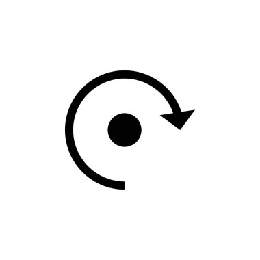 yineleme işareti simgesi. Web simgeler unsuru. Premium kalite grafik tasarım simgesi. Web siteleri, web tasarım, beyaz arka plan üzerinde hareket eden app için işaret ve sembolleri toplama simgesi