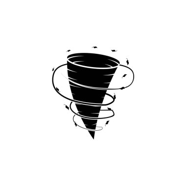 Kasırga simgesi. Weather simge unsuru. Premium kalite grafik tasarım. Web siteleri, web tasarım, beyaz arka plan üzerinde hareket eden app için işaret ve sembolleri toplama simgesi