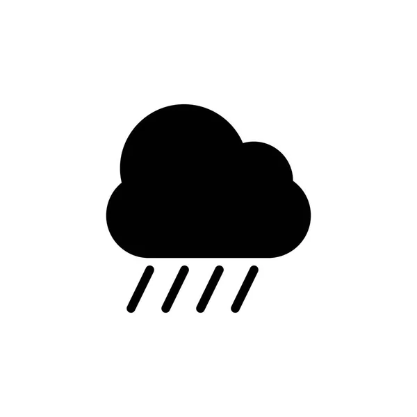 Nube Lluvia Icono Elemento Iconos Web Icono Diseño Gráfico Calidad — Vector de stock