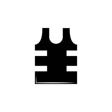 silah, kurşun geçirmez simgesi. Askeri illüstrasyon unsuru. Web siteleri, web tasarım, beyaz arka plan üzerinde hareket eden app için işaret ve sembolleri simgesi