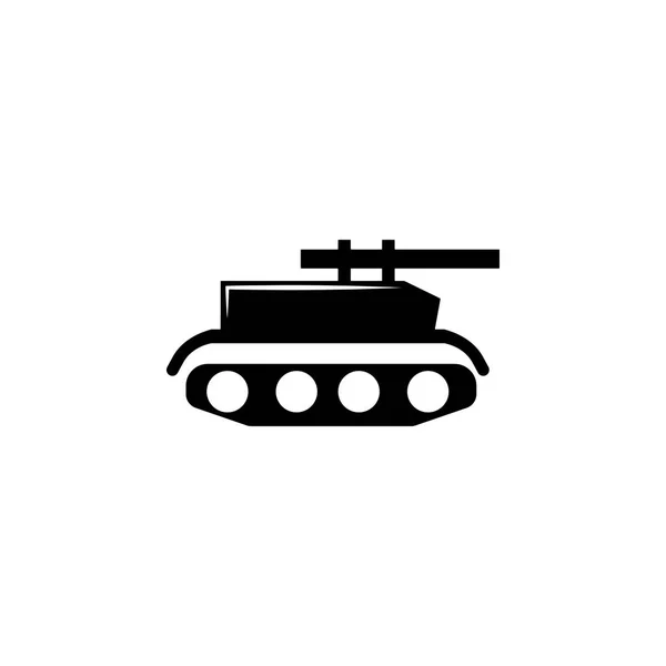 Δεξαμενή Όπλο Εικονίδιο Στοιχείο Της Στρατιωτικής Εικονογράφηση Σημάδια Και Σύμβολα — Διανυσματικό Αρχείο
