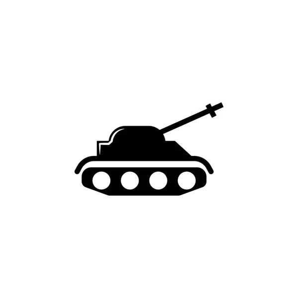 Panzer Waffenikone Element Militärischer Illustration Zeichen Und Symbole Für Webseiten — Stockvektor