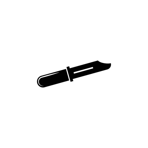 Zbraň Nůž Ikonu Součástí Vojenské Ilustrace Značky Symboly Ikona Pro — Stockový vektor