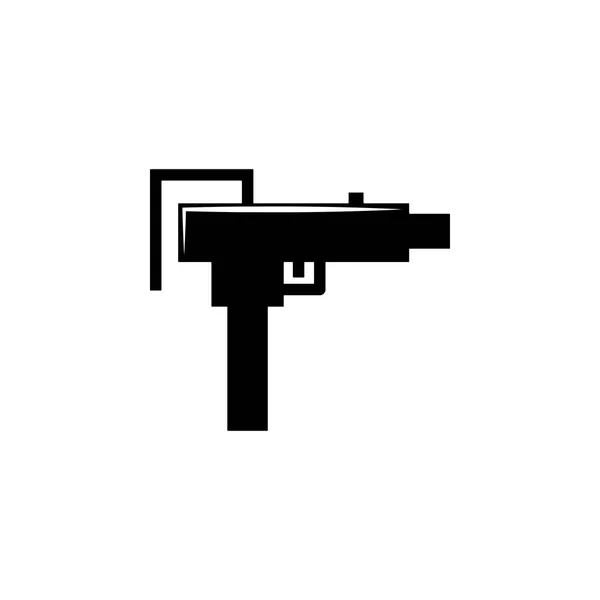Waffe Schrotflinte Element Militärischer Illustration Zeichen Und Symbole Für Webseiten — Stockvektor