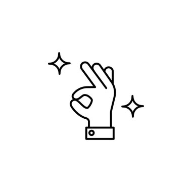 Parmak, jest, el, hareket, sağ, tokatlamak anahat simgesi. Web siteleri için basit simge unsuru. Tasarım ve geliştirme beyaz arka plan üzerinde beyaz arka plan üzerinde işaret ve sembolleri toplama simgesi