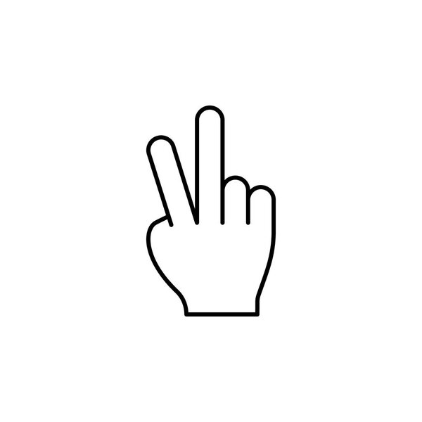 Руки, свободные, высокие, контур значок. Элемент простой иконки для сайтов, веб-дизайн, мобильное приложение. Знаки и символы коллекции значок для дизайна и разработки на белом фоне на белом фоне
