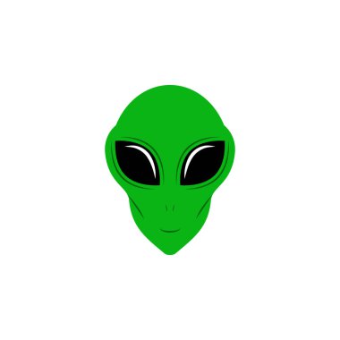 Uzaylılar baş renkli simge. Mobil kavramı ve web uygulamaları için Ufo simge unsuru. Renkli uzaylılar baş simge mobil ve web için kullanılabilir. Beyaz arka plan üzerinde sigorta primi simgesi