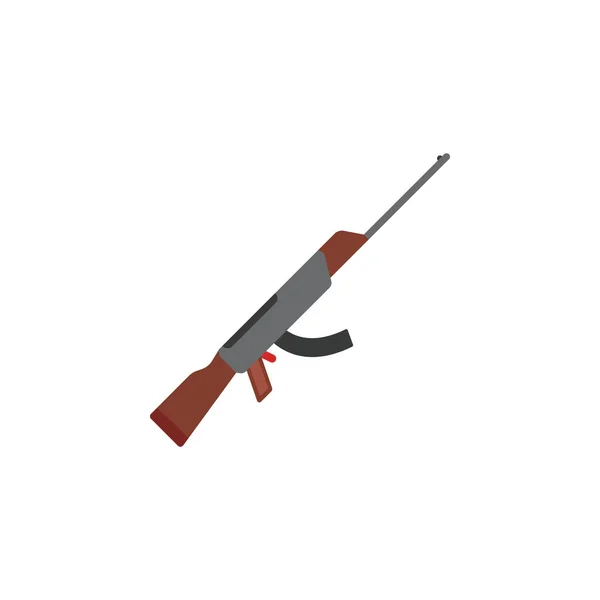 Asalto Icono Color Rifle Elemento Color Guerra Ilustración Armadura Icono — Vector de stock