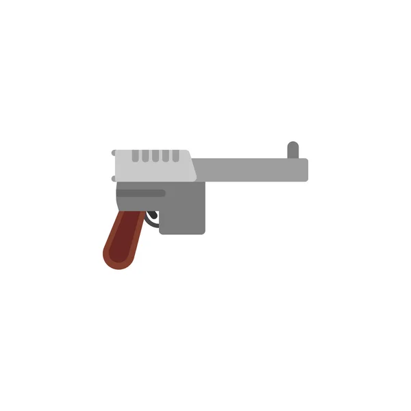 Mauser Ícone Colorido Pistola Elemento Colorido Guerra Ilustração Armadura Ícone —  Vetores de Stock