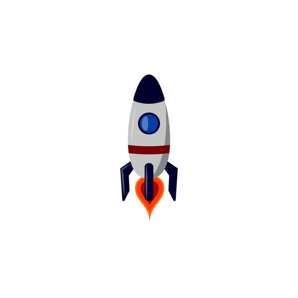 Takeoff Rocket Colored Icon Element Ufo Icon Mobile Concept Web — Stock Vector