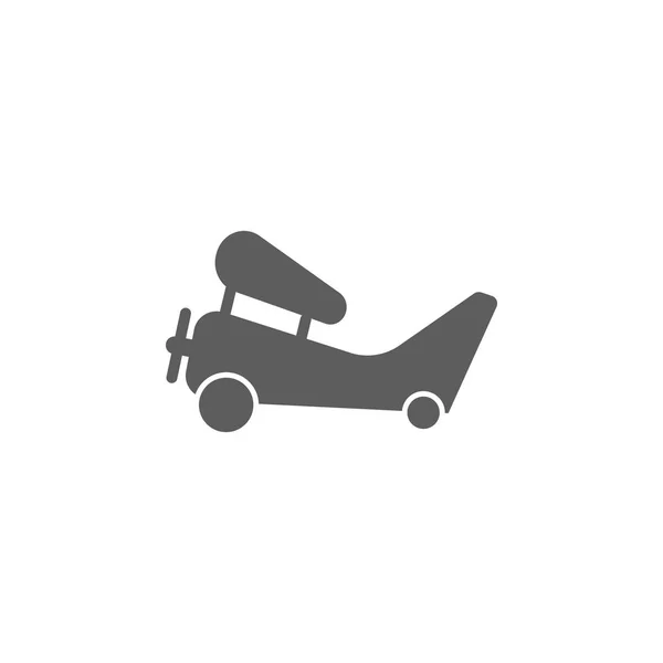 Oyuncak Uçak Simgesi Mobil Kavramı Web Uygulamaları Için Oyuncaklar Unsuru — Stok Vektör