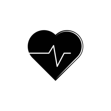 Çarpıntım simgesi. Mobil kavramı ve web uygulamaları için spor idolü unsuru. İzole çarpıntım simgesi mobil ve web için kullanılabilir. Beyaz arka plan üzerinde sigorta primi simgesi