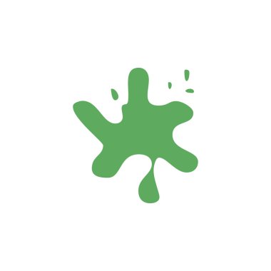 Sıçrama, meyve salatası çok renkli simge beyaz arka plan