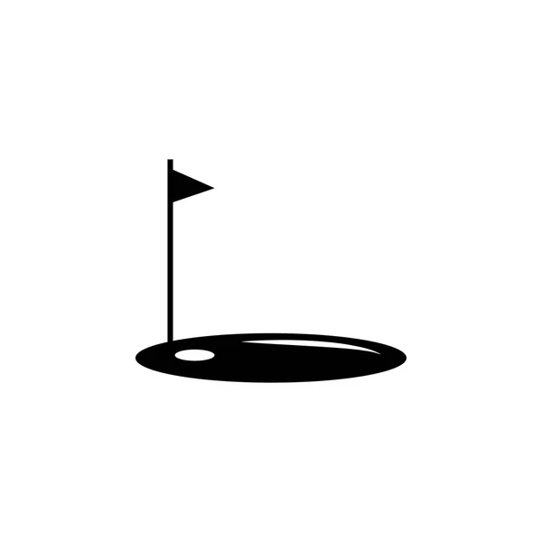 高尔夫球碗图标 运动元素图标的移动概念和网络应用程序 独立的高尔夫球碗图标可用于网络和手机 白色背景上的高级图标 — 图库矢量图片
