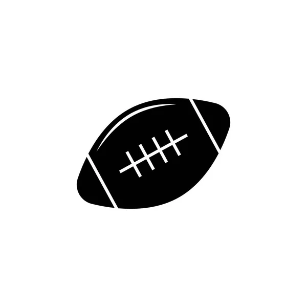 Rugby Topu Simgesi Mobil Kavramı Web Uygulamaları Için Spor Idolü — Stok Vektör
