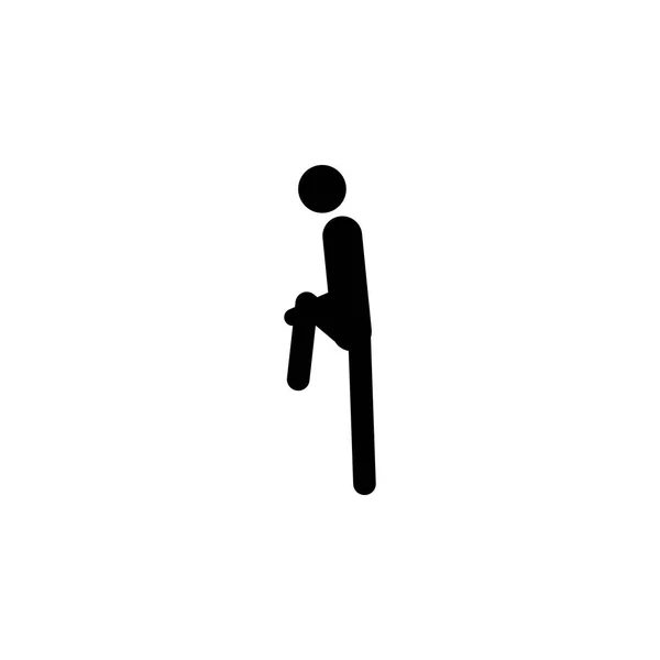 Значок Фізичних Вправ Елемент Спортивної Ікони Значок Графічного Дизайну Преміум — стоковий вектор