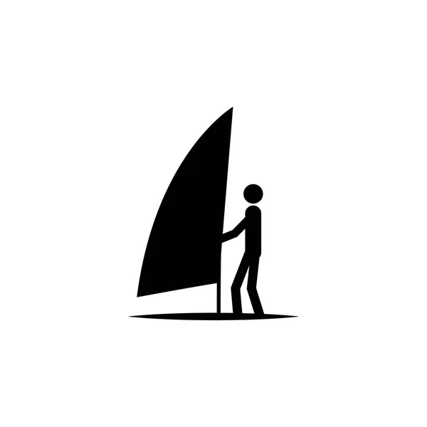 Navegación Icono Surf Elemento Del Icono Del Deporte Icono Diseño — Archivo Imágenes Vectoriales