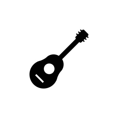 gitar simgesi. İspanya simgesinin kültür unsuru. Premium kalite grafik tasarım simgesi. Web siteleri, web tasarım, beyaz arka plan üzerinde hareket eden app için işaret ve sembolleri toplama simgesi