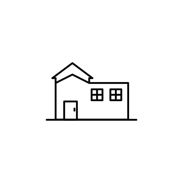 Building Home Outline Icon Element Architecture Illustration Premium Quality Graphic — Stock Vector