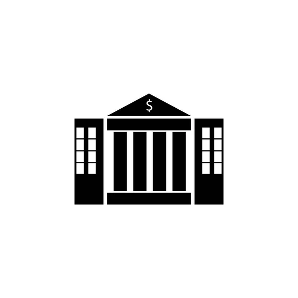 Icône Construction Banque Sur Fond Blanc — Image vectorielle