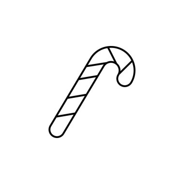 Noel, şeker anahat simgesi. Yeni yıl şekil unsuru. Premium Kalite grafik tasarım anahat simgesi. Web siteleri, web tasarım, beyaz arka plan üzerinde hareket eden app için işaret ve sembolleri anahat simgesini