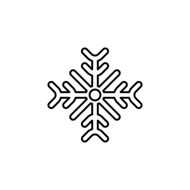 Noel, kar tanesi anahat simgesi. Yeni yıl şekil unsuru. Premium Kalite grafik tasarım simgesi. Web siteleri, web tasarım, beyaz arka plan üzerinde hareket eden app için işaret ve sembolleri anahat simgesini