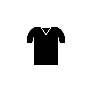 Beyaz arka plan simgesine Polo gömlek