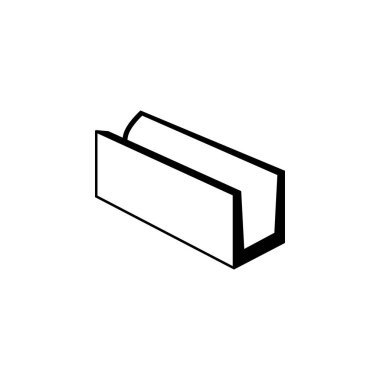 metal kiriş simgesi. İnşaat simgesi unsurları. Premium Kalite grafik tasarım. Web siteleri, web tasarım, beyaz arka plan üzerinde hareket eden app için işaret ve sembolleri toplama simgesi