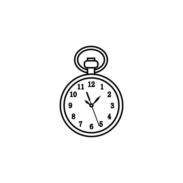 Ícone Linha Cronômetro Ícone Relógio Design Gráfico Qualidade Premium Sinais —  Vetores de Stock