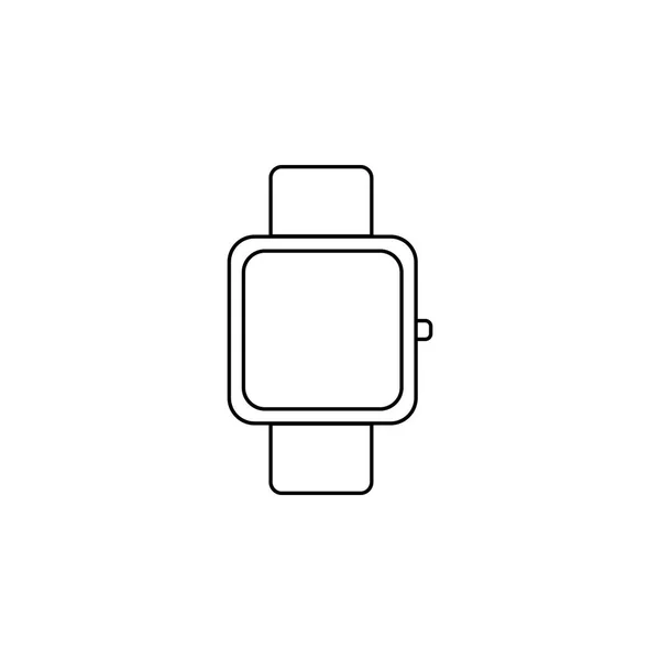 Ícone Linha Relógio Inteligente Ícone Relógio Design Gráfico Qualidade Premium —  Vetores de Stock